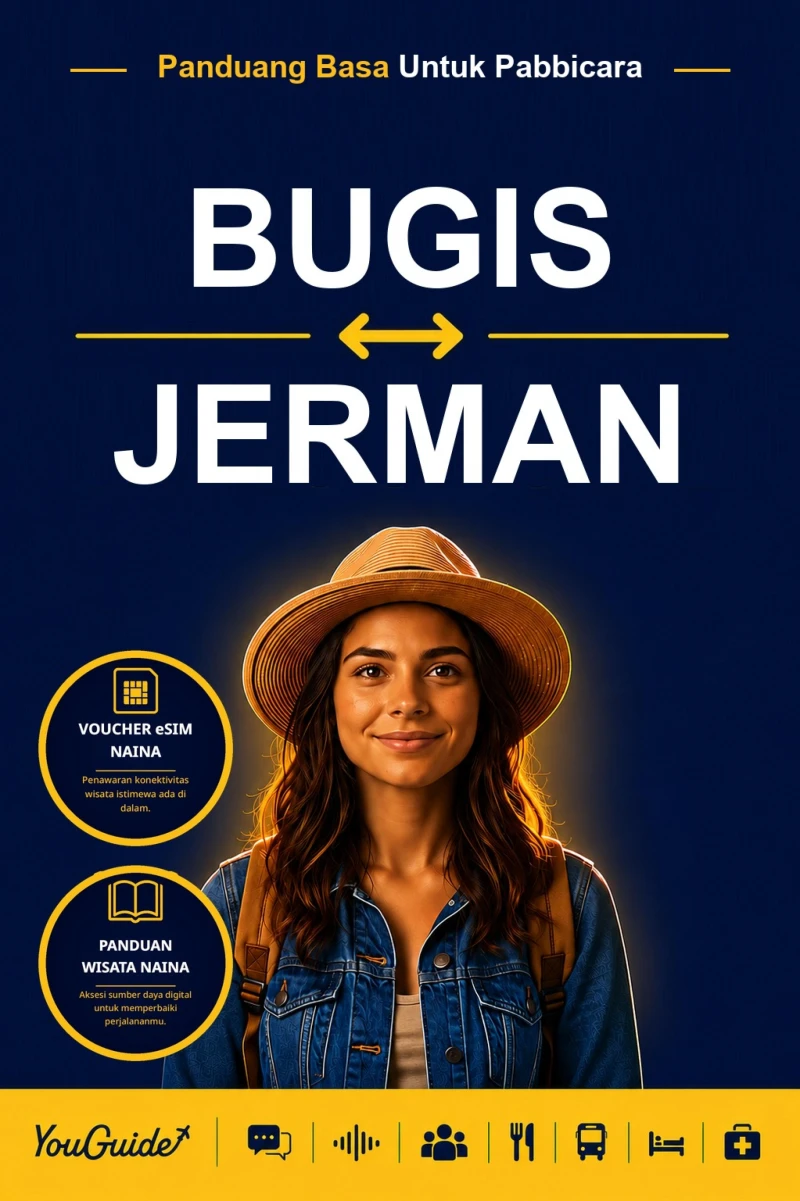 Portada: The Language Guide for Travelers - Buginese to German