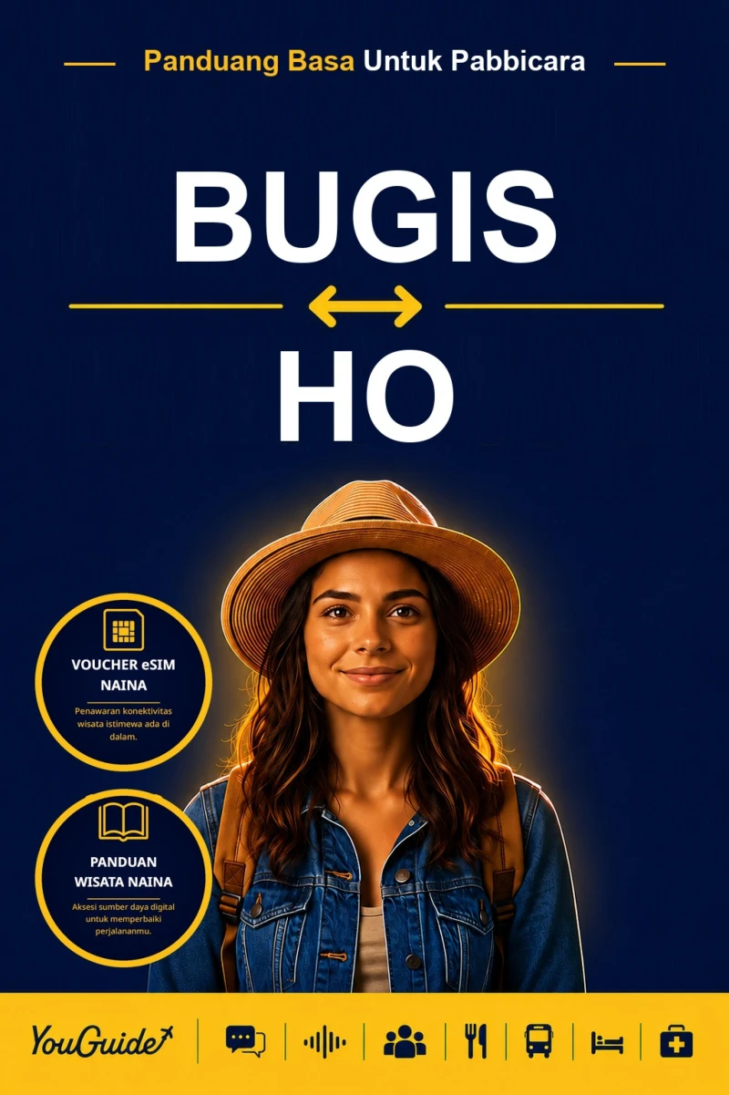 Portada: The Language Guide for Travelers - Buginese to Ho