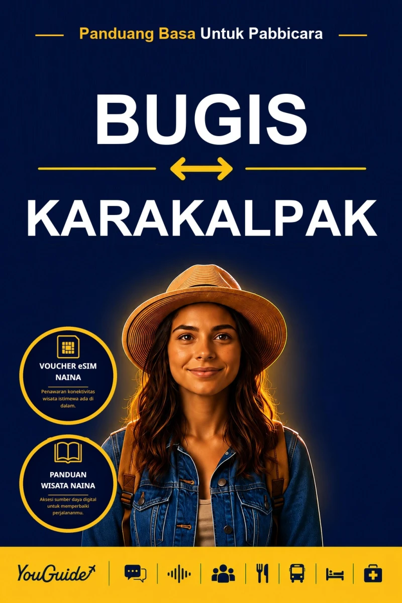 Portada: The Language Guide for Travelers - Buginese to Karakalpak