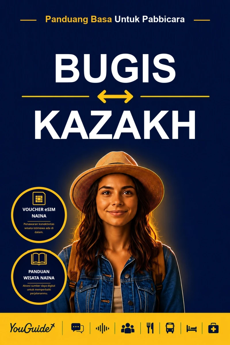 Portada: The Language Guide for Travelers - Buginese to Kazakh