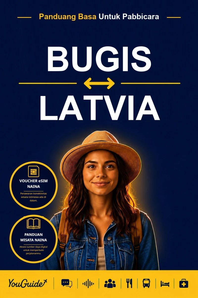 Portada: The Language Guide for Travelers - Buginese to Latvian
