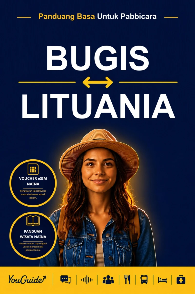 Portada: The Language Guide for Travelers - Buginese to Lithuanian