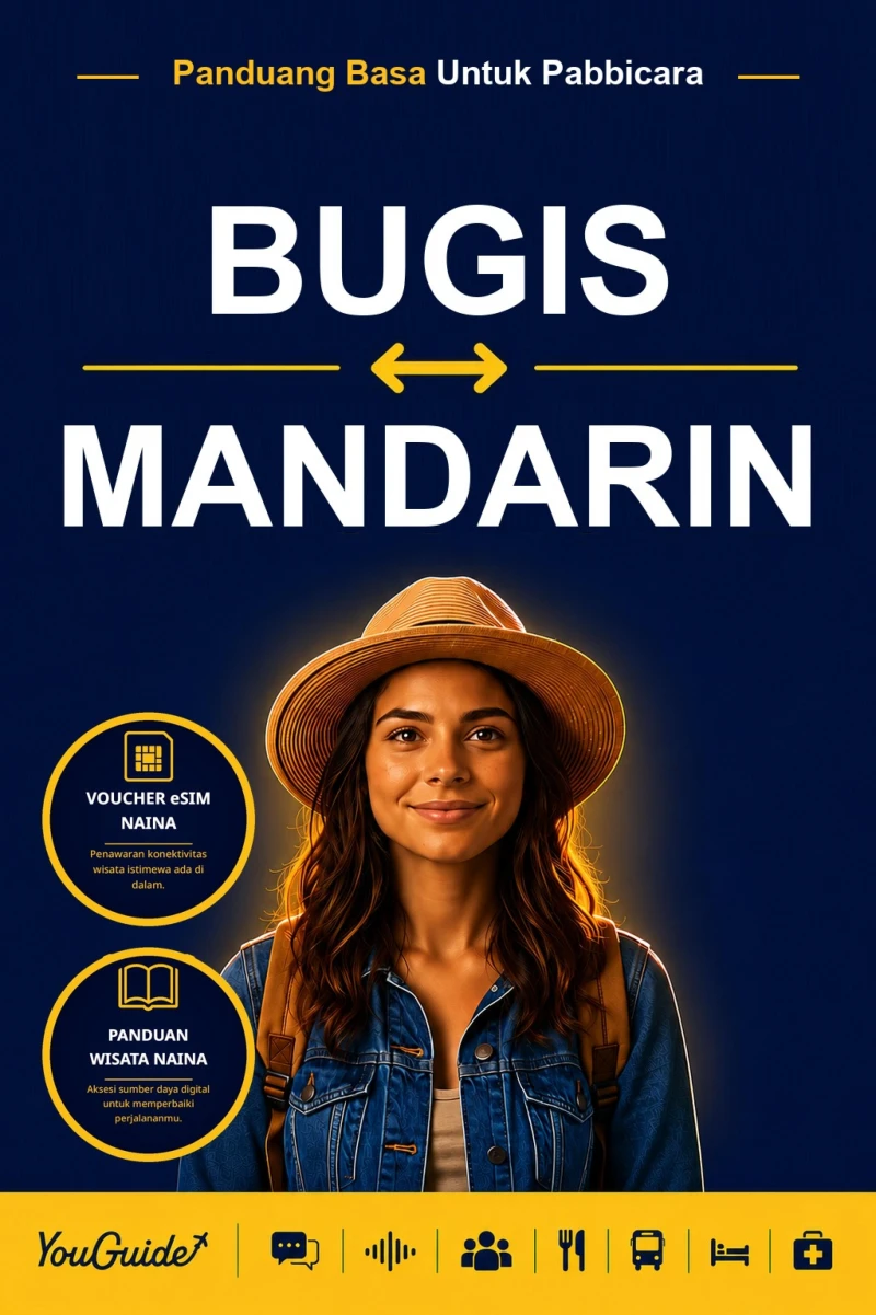 Portada: The Language Guide for Travelers - Buginese to Mandarin Chinese