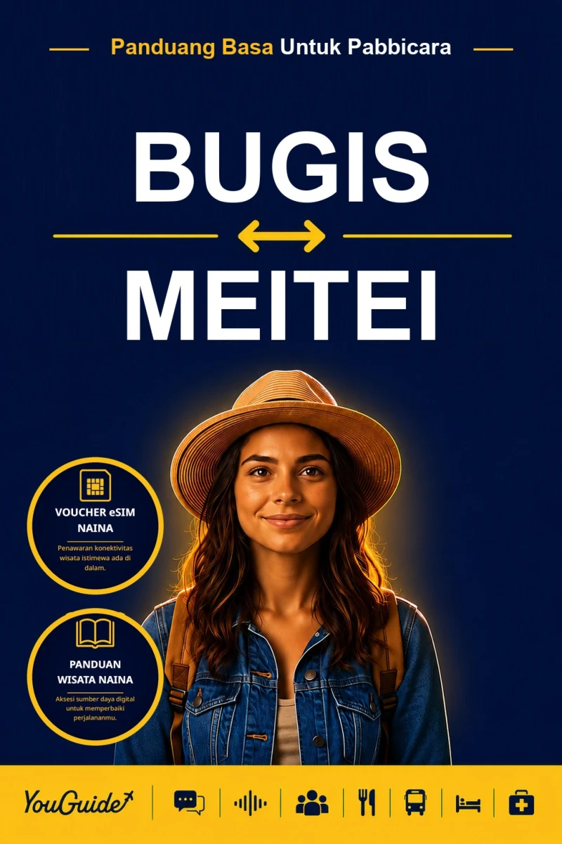 Portada: The Language Guide for Travelers - Buginese to Meitei