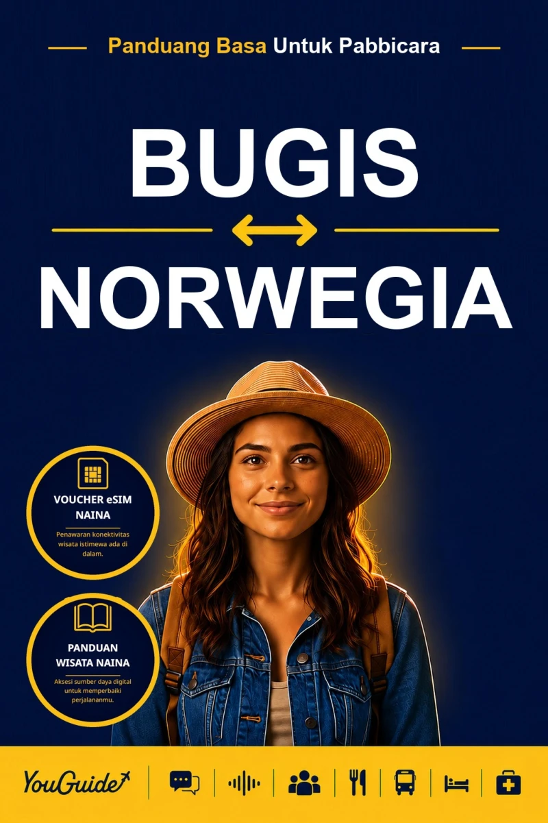 Portada: The Language Guide for Travelers - Buginese to Norwegian