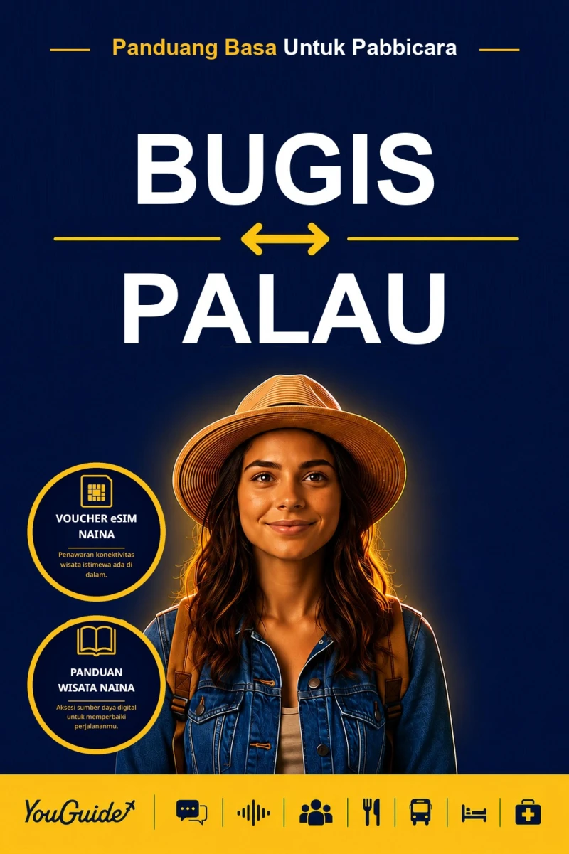 Portada: The Language Guide for Travelers - Buginese to Palauan