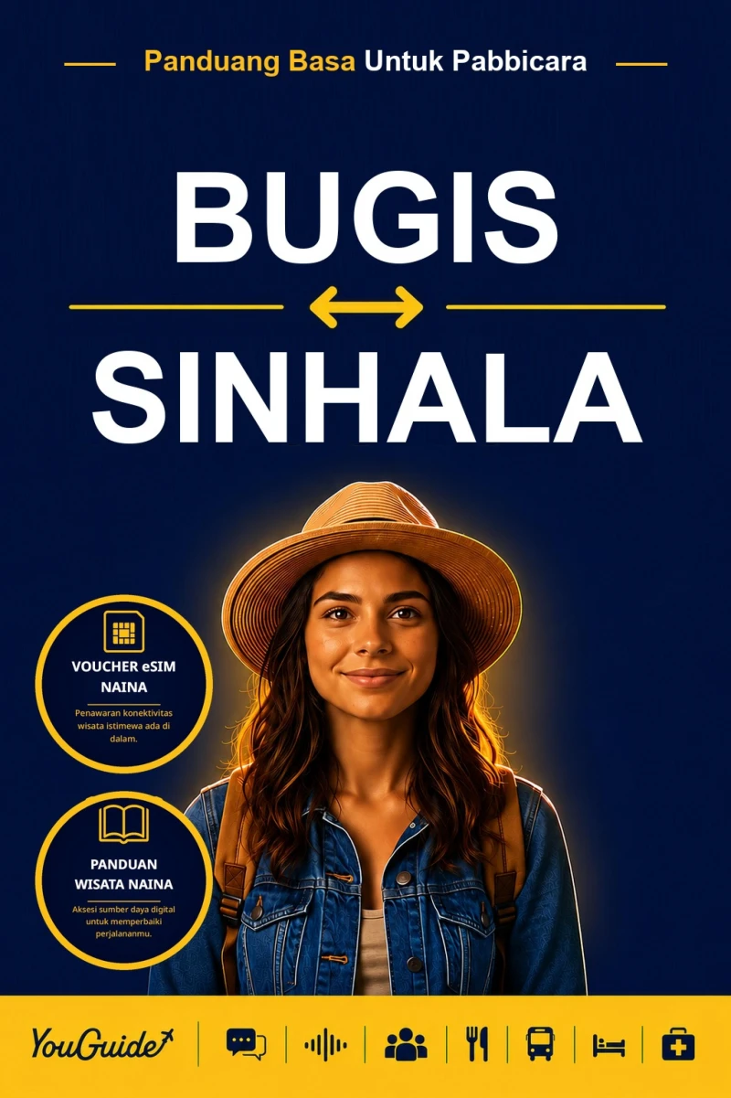 Portada: The Language Guide for Travelers - Buginese to Sinhala