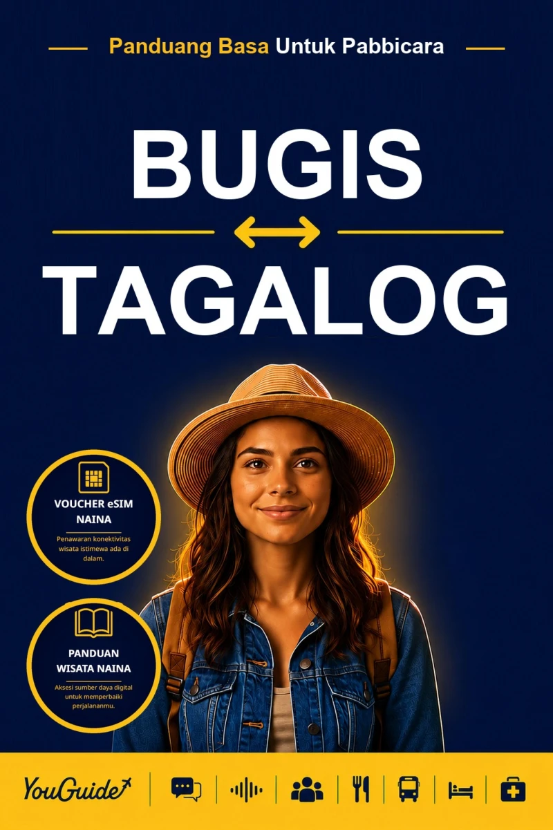 Portada: The Language Guide for Travelers - Buginese to Tagalog