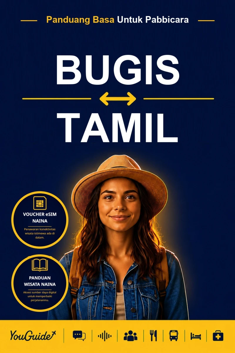 Portada: The Language Guide for Travelers - Buginese to Tamil