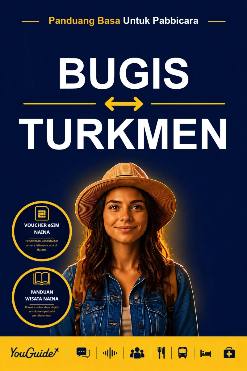 Portada: The Language Guide for Travelers - Buginese to Turkmen