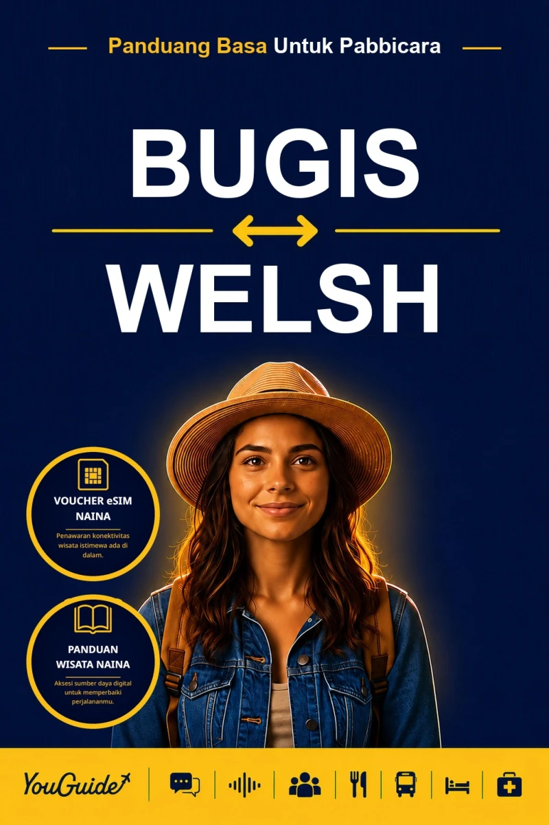 Portada: The Language Guide for Travelers - Buginese to Welsh