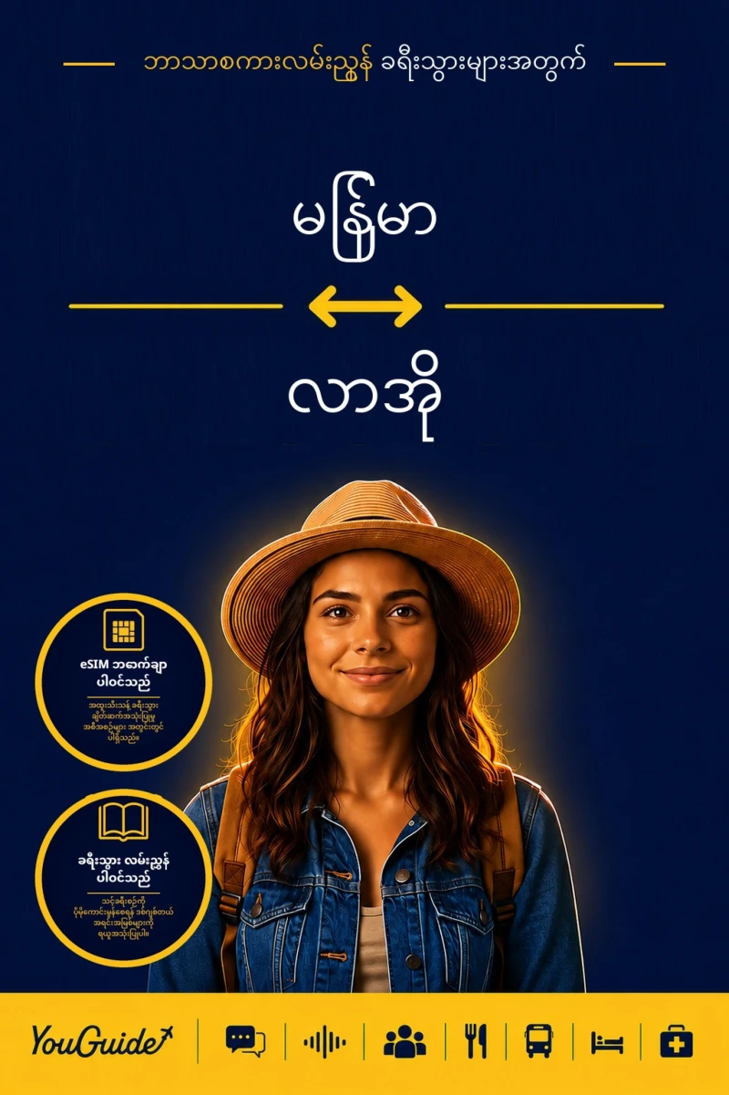 Portada: The Language Guide for Travelers - Burmese to Lao