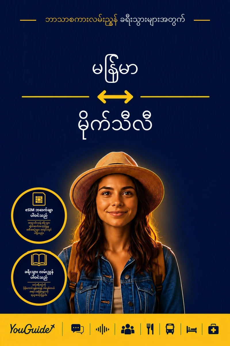 Portada: The Language Guide for Travelers - Burmese to Maithili