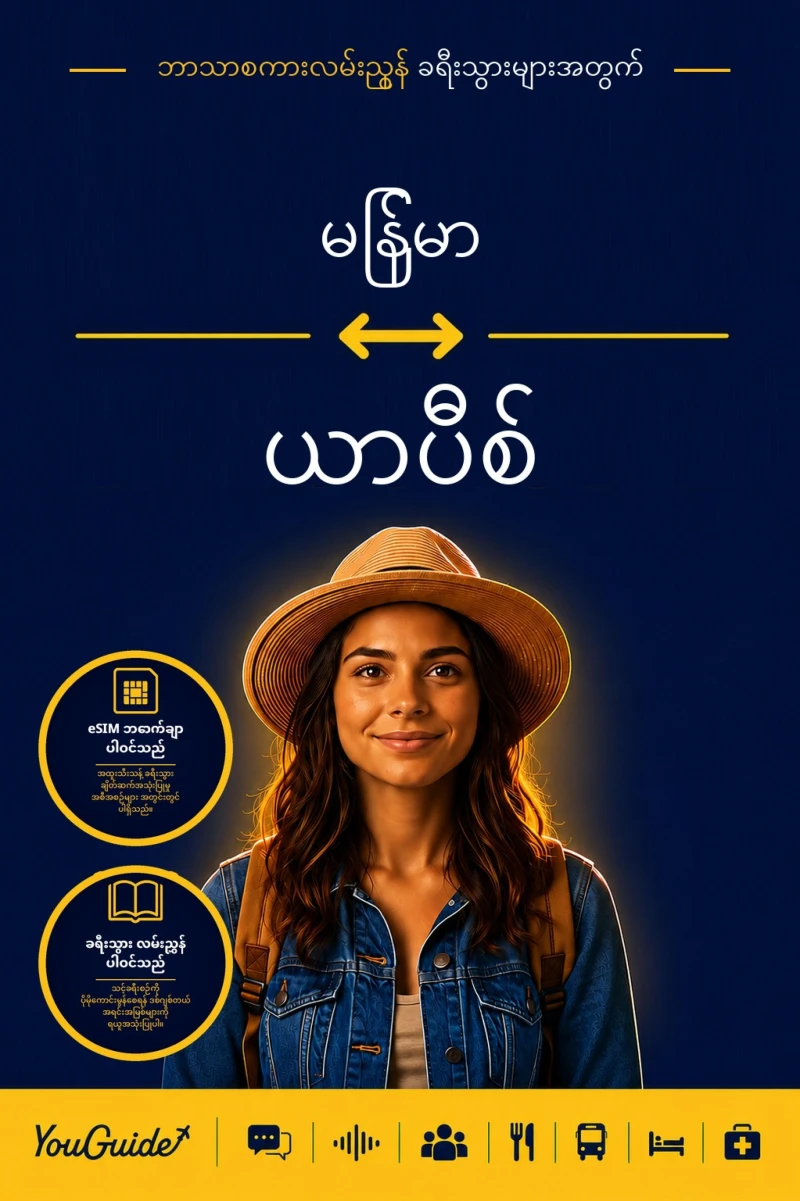 Portada: The Language Guide for Travelers - Burmese to Yapese