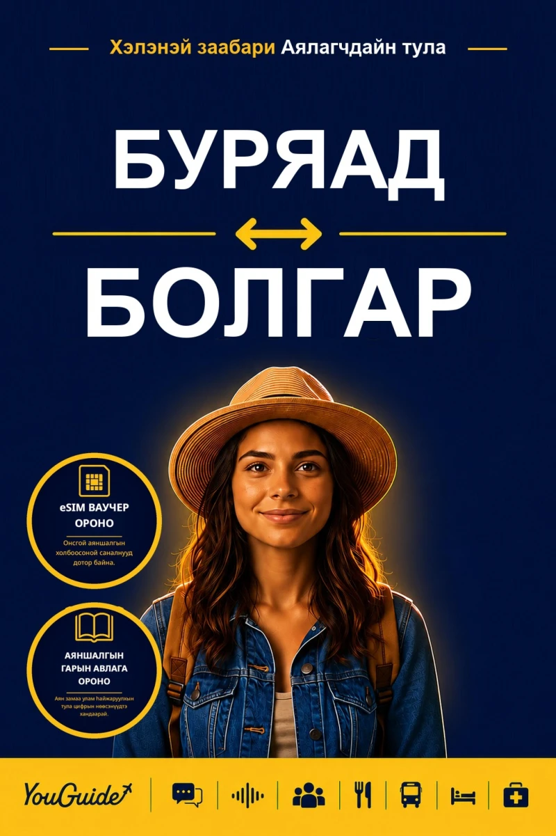 Portada: The Language Guide for Travelers - Buryat to Bulgarian
