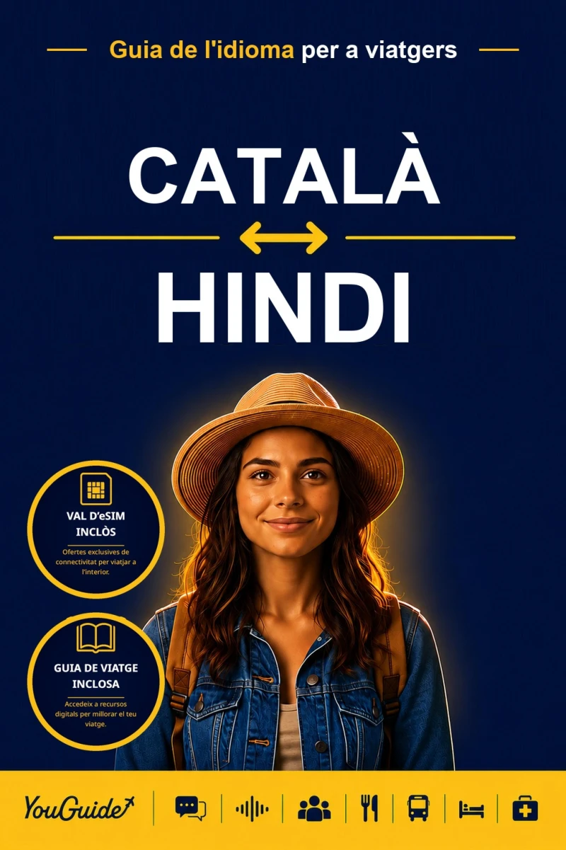 Portada: The Language Guide for Travelers - Catalan to Hindi