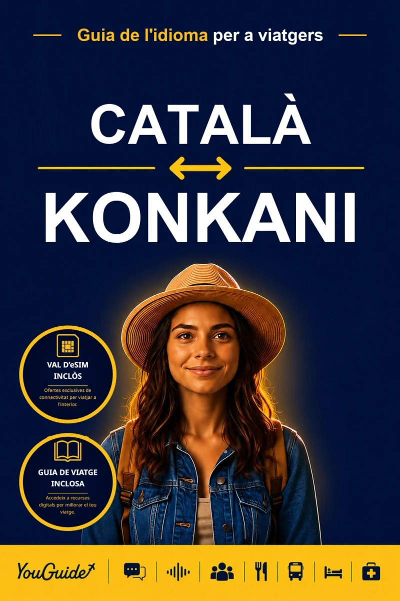 Portada: The Language Guide for Travelers - Catalan to Konkani