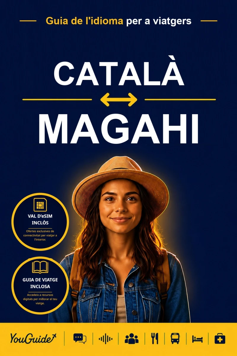 Portada: The Language Guide for Travelers - Catalan to Magahi
