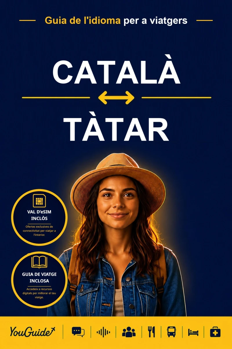 Portada: The Language Guide for Travelers - Catalan to Tatar