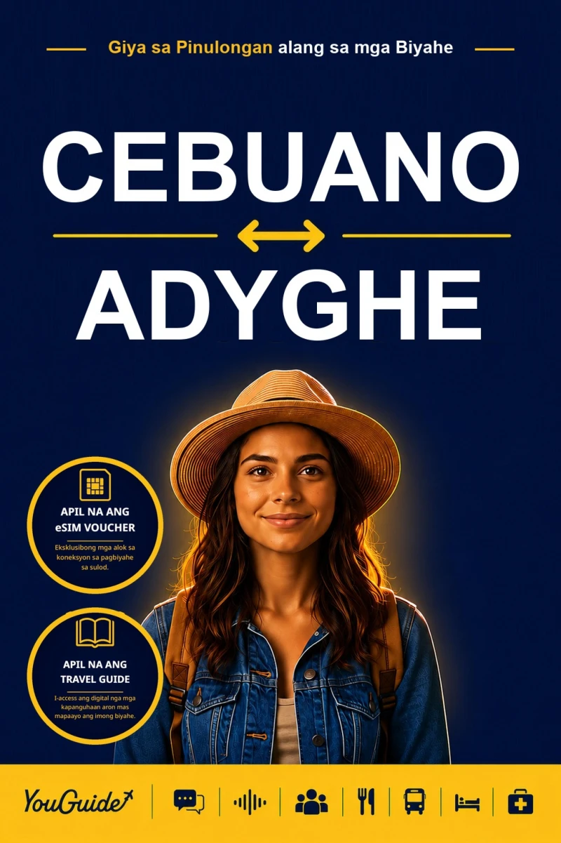 Portada: The Language Guide for Travelers - Cebuano to Adyghe