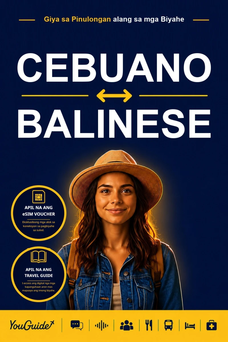 Portada: The Language Guide for Travelers - Cebuano to Balinese