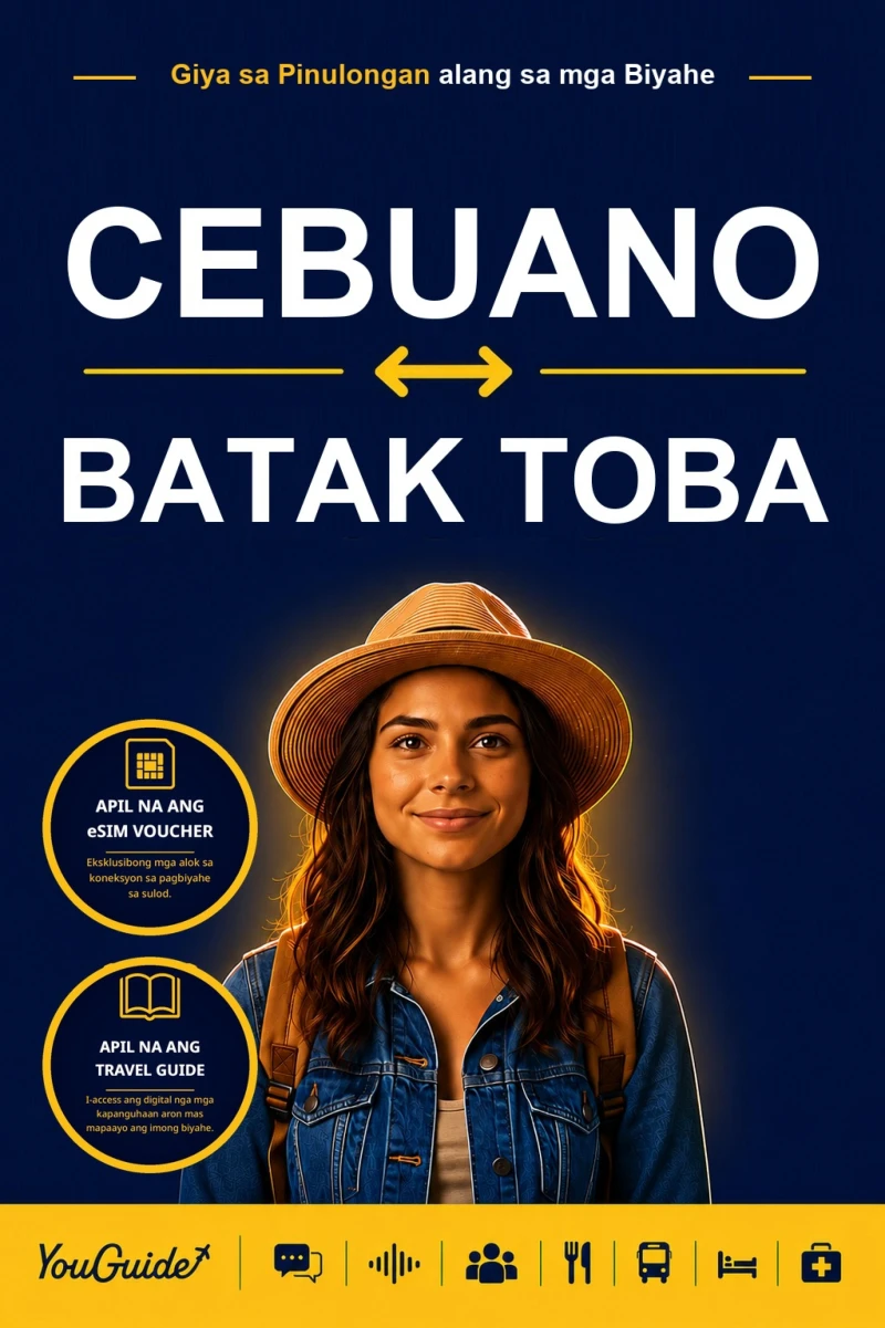 Portada: The Language Guide for Travelers - Cebuano to Batak Toba