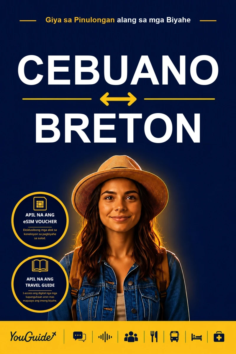 Portada: The Language Guide for Travelers - Cebuano to Breton