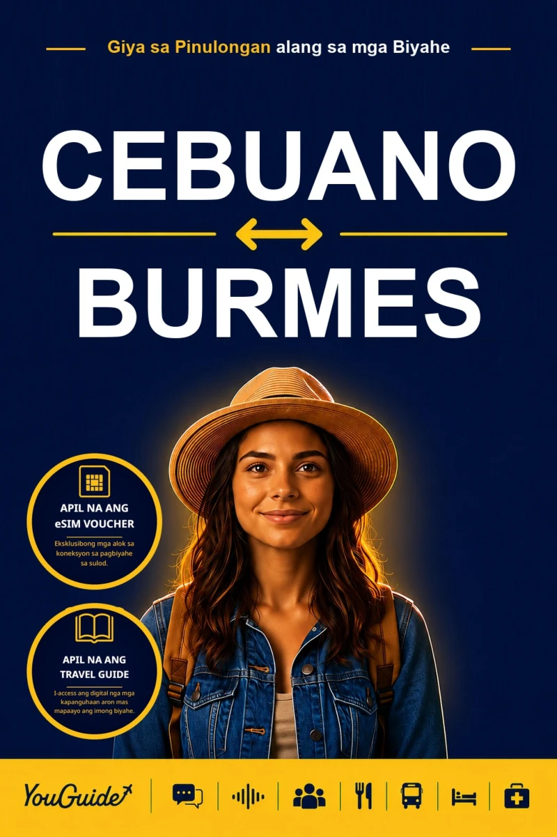 Portada: The Language Guide for Travelers - Cebuano to Burmese