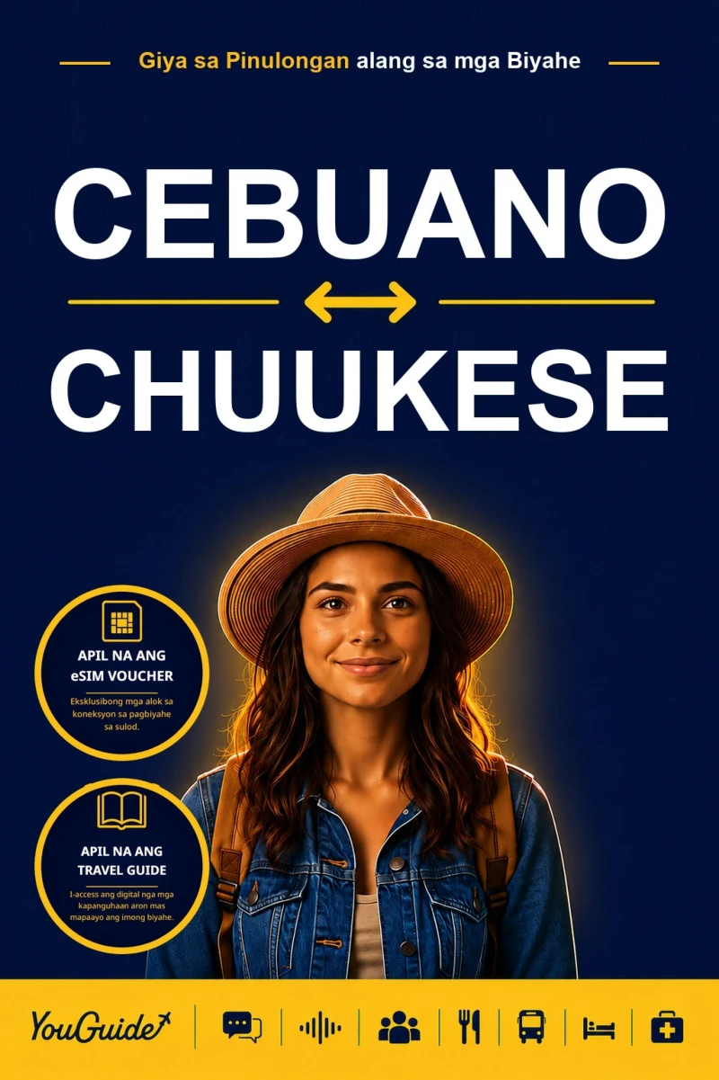 Portada: The Language Guide for Travelers - Cebuano to Chuukese
