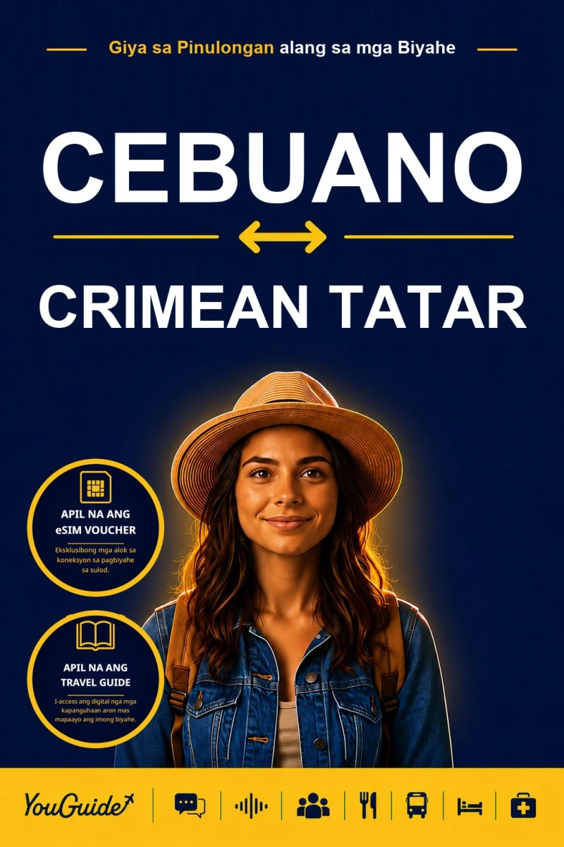 Portada: The Language Guide for Travelers - Cebuano to Crimean Tatar