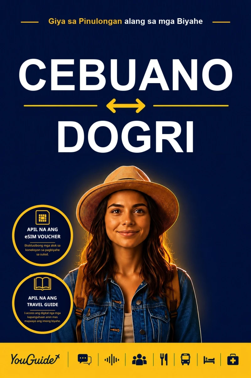 Portada: The Language Guide for Travelers - Cebuano to Dogri