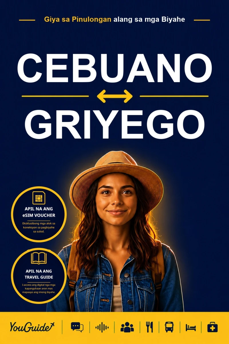 Portada: The Language Guide for Travelers - Cebuano to Greek