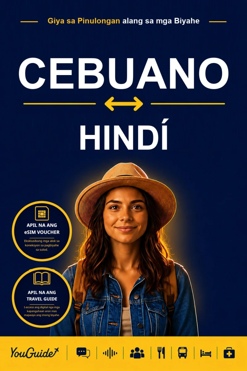 Portada: The Language Guide for Travelers - Cebuano to Hindi