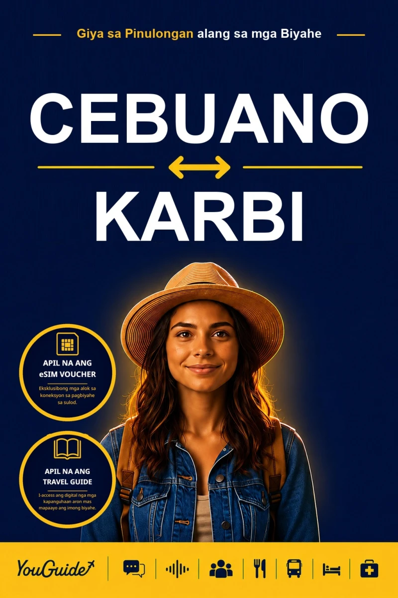 Portada: The Language Guide for Travelers - Cebuano to Karbi