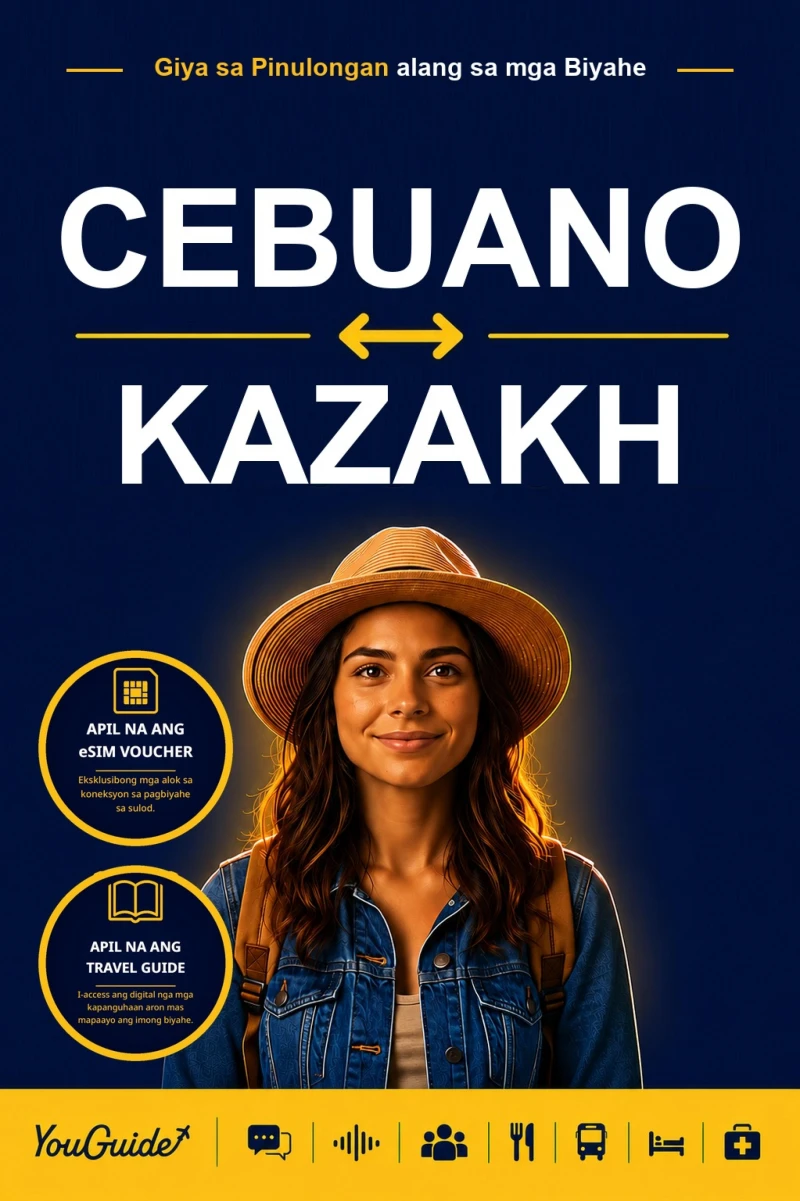 Portada: The Language Guide for Travelers - Cebuano to Kazakh