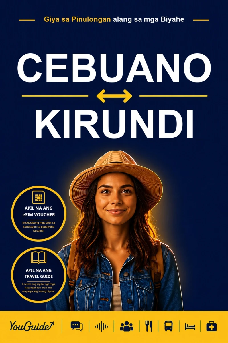 Portada: The Language Guide for Travelers - Cebuano to Kirundi