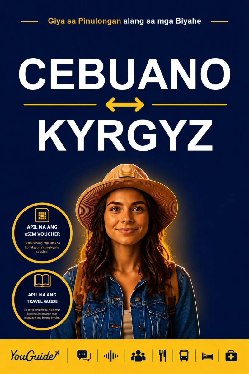 Portada: The Language Guide for Travelers - Cebuano to Kyrgyz
