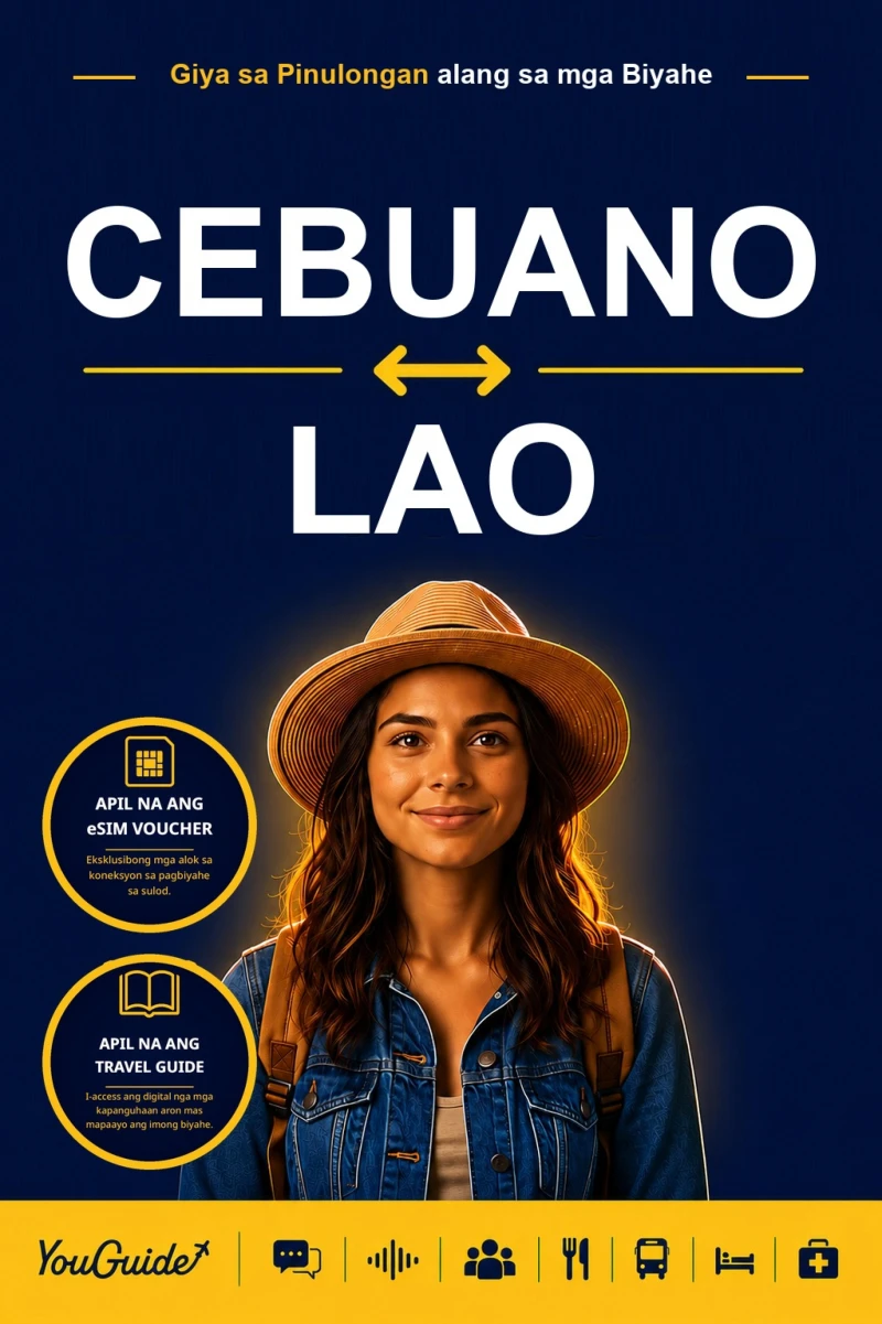Portada: The Language Guide for Travelers - Cebuano to Lao