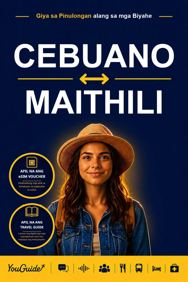 Portada: The Language Guide for Travelers - Cebuano to Maithili