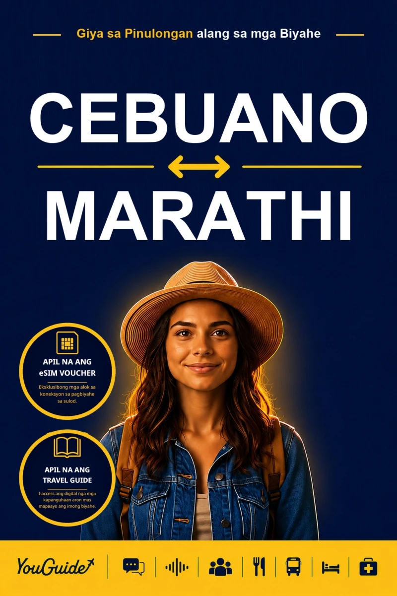 Portada: The Language Guide for Travelers - Cebuano to Marathi