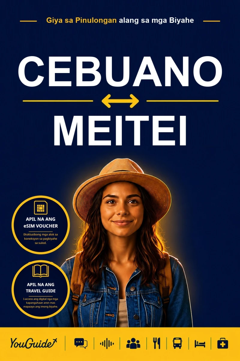 Portada: The Language Guide for Travelers - Cebuano to Meitei