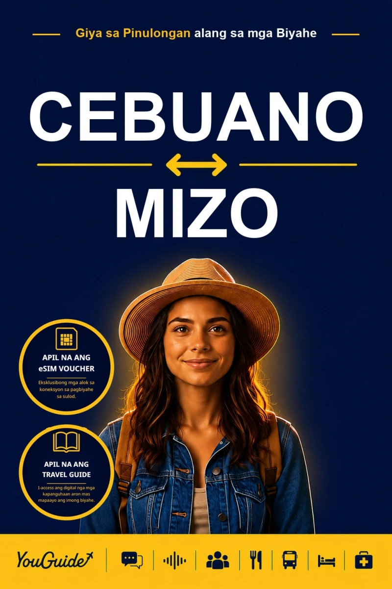 Portada: The Language Guide for Travelers - Cebuano to Mizo