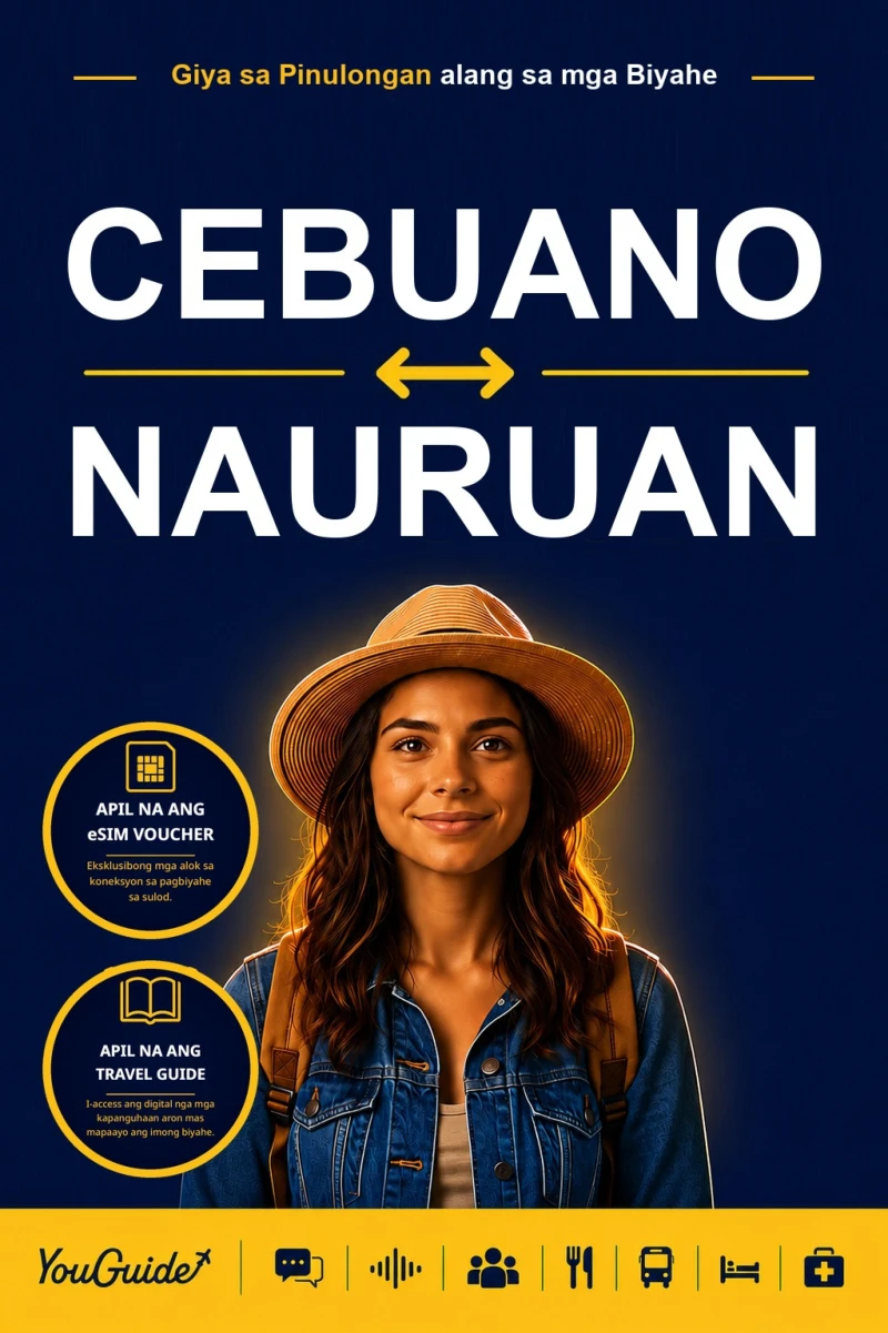 Portada: The Language Guide for Travelers - Cebuano to Nauruan