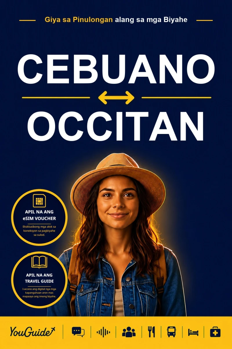 Portada: The Language Guide for Travelers - Cebuano to Occitan