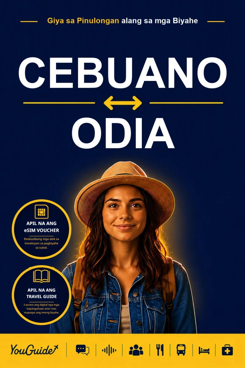 Portada: The Language Guide for Travelers - Cebuano to Odia