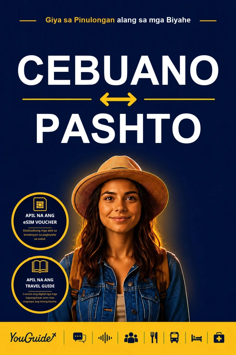 Portada: The Language Guide for Travelers - Cebuano to Pashto