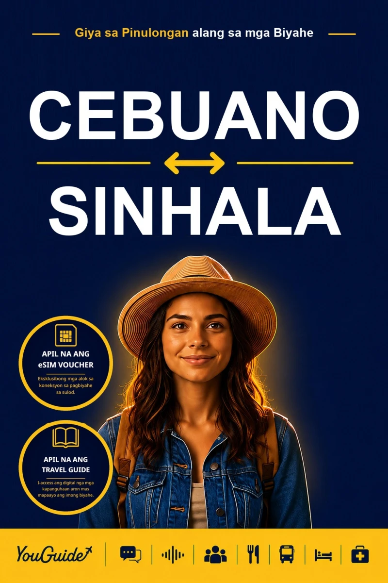 Portada: The Language Guide for Travelers - Cebuano to Sinhala