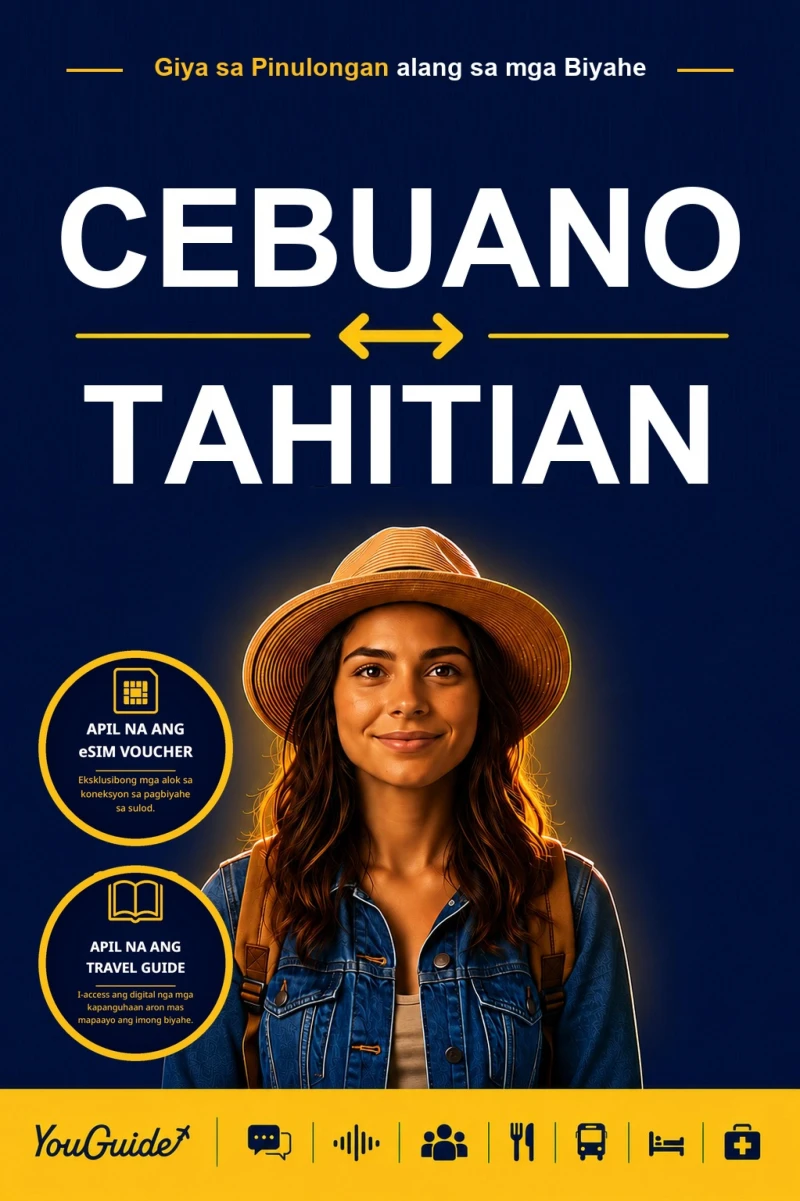 Portada: The Language Guide for Travelers - Cebuano to Tahitian