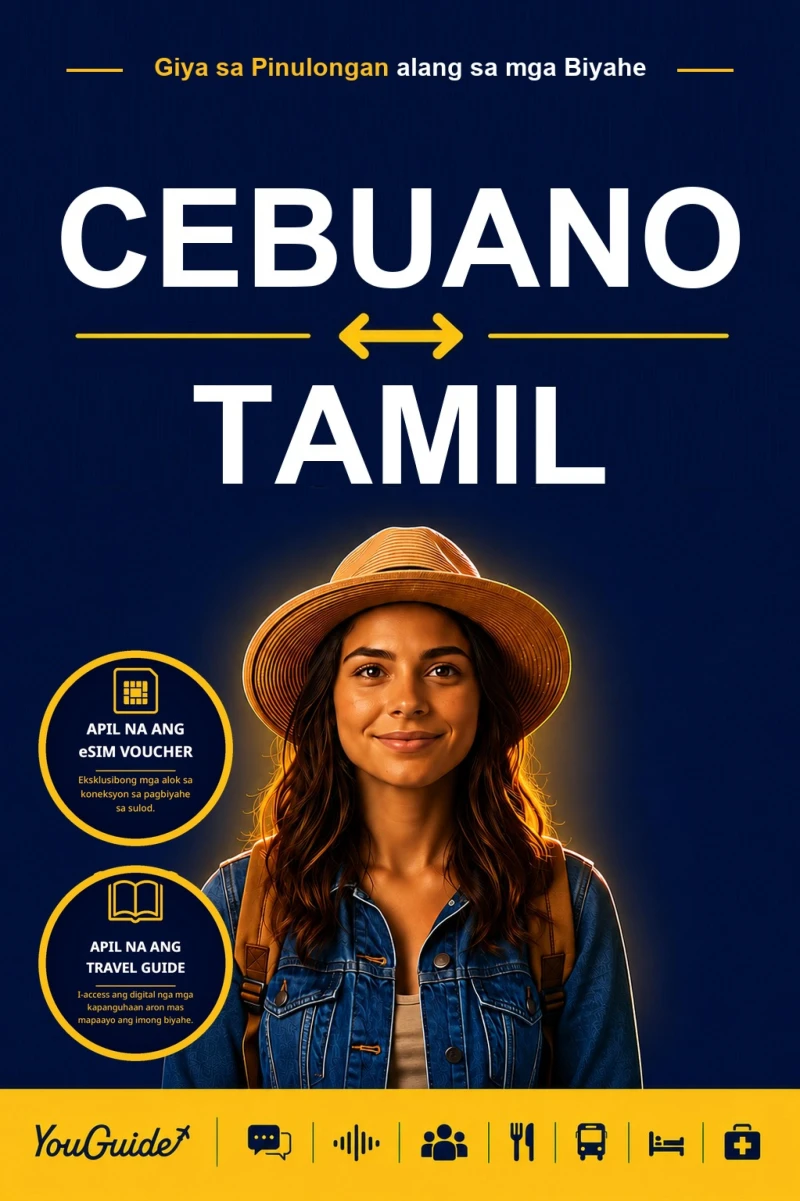 Portada: The Language Guide for Travelers - Cebuano to Tamil