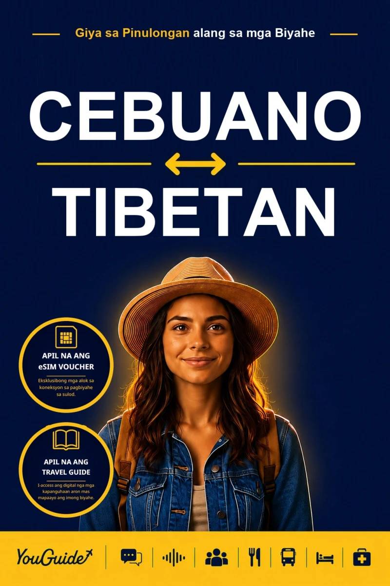 Portada: The Language Guide for Travelers - Cebuano to Tibetan